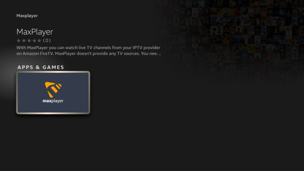 iptv player for amazon fire tv